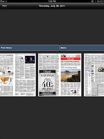 Star Telegram iPad appriver of digital news